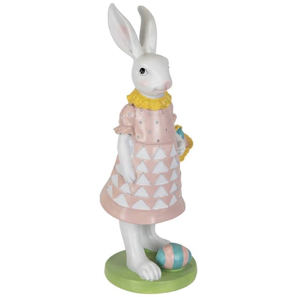 Northlight Seasonal Bunny with Easter Basket Garden Statue