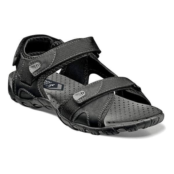 Mens Nunn Bush Rio Bravo 3-Strap Sprt Sandals