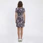 Petite Connected Apparel Short Sleeve Floral Pocket A-Line Dress - image 2