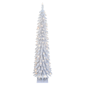 Puleo International 6ft. Pre-Lit White Alpine Pencil Tree - image 1