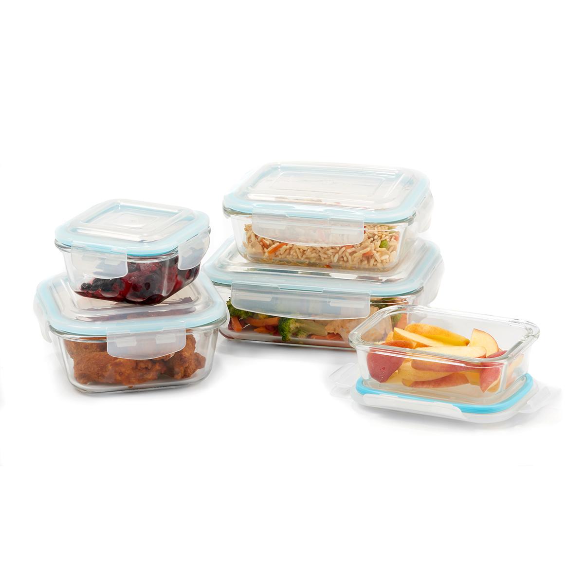 Healthy Living 10pc. Glass Food Storage Set