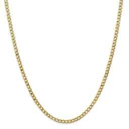 Unisex Gold Classics(tm) 10kt. Gold 3.35mm 16in. Chain Necklace