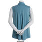 Womens Architect&#174; Sleeveless Point Collar Solid Knit To Woven Top - image 2