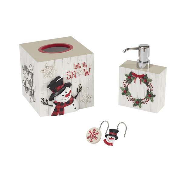 Avanti Patchwork Plaid Soap & Lotion Dispenser