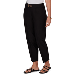Womens Emaline La Vita Costiera Solid Pull On Straight Leg Pants