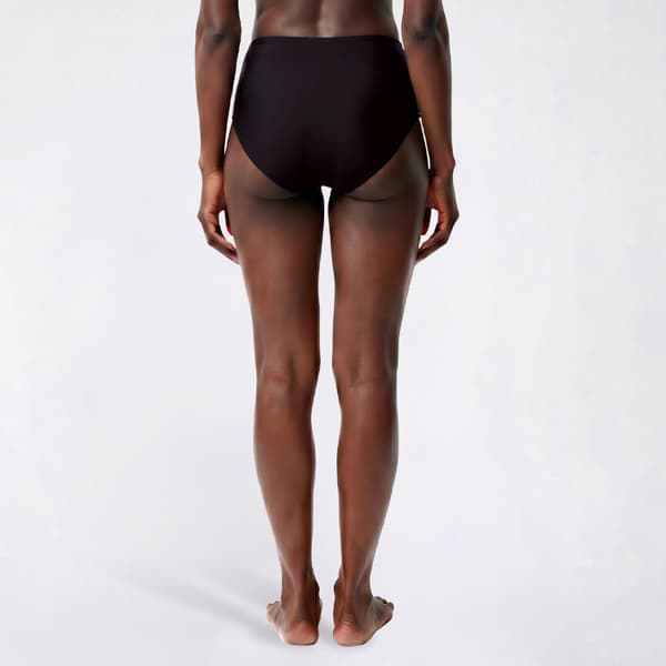 Womens Cupshe Solid Ruched High Waist Swim Bottom