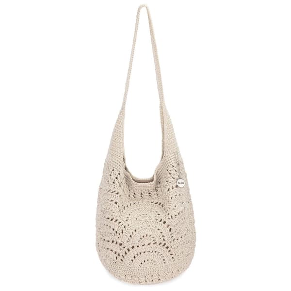 The Sak Crochet Hobo - Natural Fan