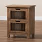 Baxton Studio Clement 2 Drawer Wood Spindle Nightstand - image 8