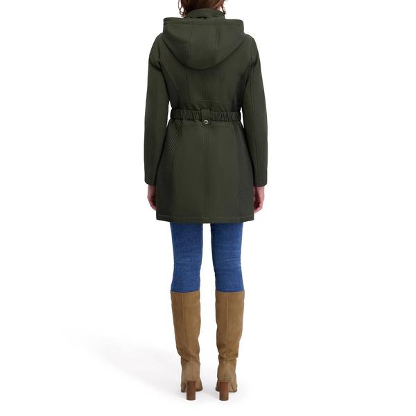 Womens Kensie Belted Softshell Jacket