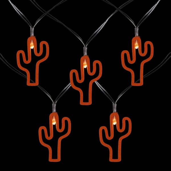 Northlight Seasonal 10-Count LED Cactus Fairy Lights