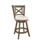HH2 Home Hamlin Wood Counter Height Swivel Stool - image 2