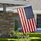 Northlight Embroidered Tea-Stained Patriotic House Flag - image 3