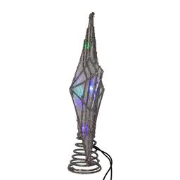Kurt Adler UL 10-Light LED Color-Changing Star Treetop