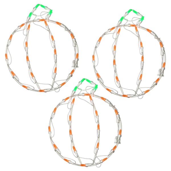 National Tree 14in. Halloween Mini Pumpkin Trio Wall Decor - image 