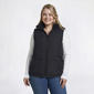 Juniors Plus Jolie & Joy Reversible Sherpa To Solid Puffer Vest - image 2