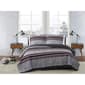London Fog Warren Stripe Quilt Set - image 1