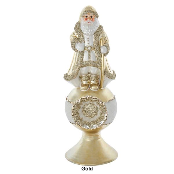 Kurt Adler 8.75in. Noble Gems Glass Santa Tree Topper