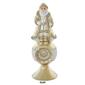 Kurt Adler 8.75in. Noble Gems Glass Santa Tree Topper - image 7