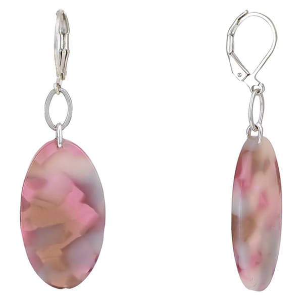 Ashley Cooper(tm) Multi Color Drop Oval Drop Earrings - image 