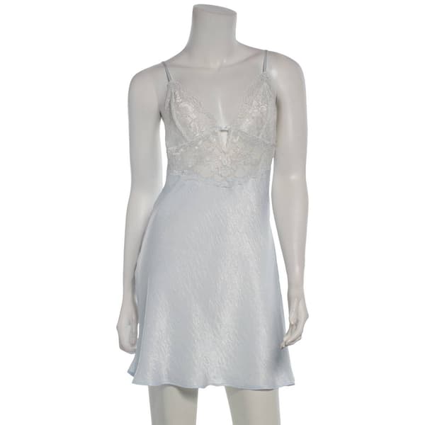 Womens Linea Donatella Satin Lace Chemise