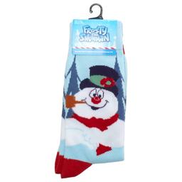 Mens Centric Brands Frosty Snowy Forest Crew Socks