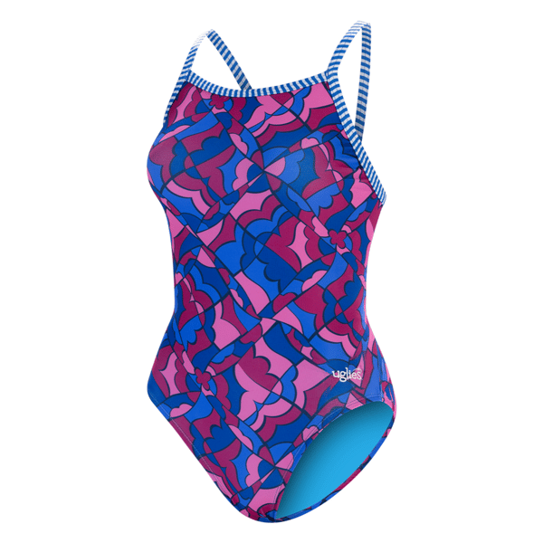 Juniors Dolfin® Uglies Glazen V-2 Back One Piece Swimsuit