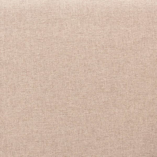 Baxton Studio Morigan Sand Fabric Dark Brown Wood 5pc. Dining Set