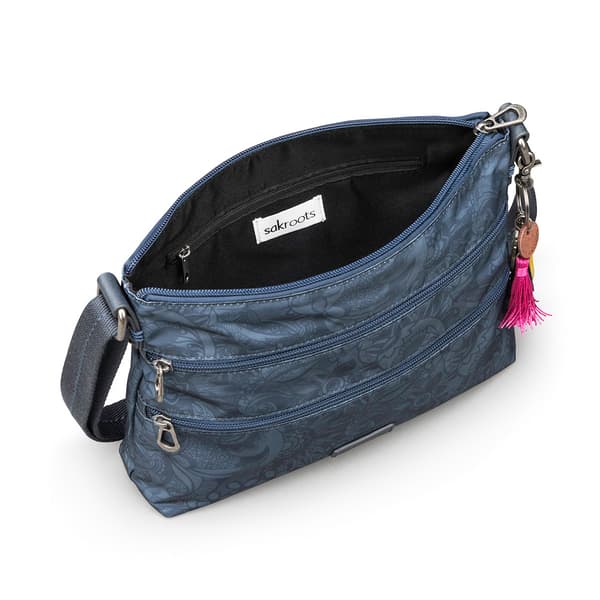 Sakroots Basic Crossbody - Indigo Spirit Desert