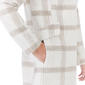 Womens Nine West Full Zip Faux Wool Plaid Coat - image 5
