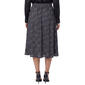 Petite NY Collection Pull On Leopard Hacci Midi Skirt - image 2