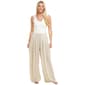 Juniors Hunter & Brown Ponte Top Crosshatch Pleated Jumpsuit - image 2