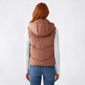 Juniors Snobbish Hedda Hooded Puffer Vest - image 3