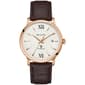 Mens Bulova Hudson Brown Strap Watch - 97B225 - image 1