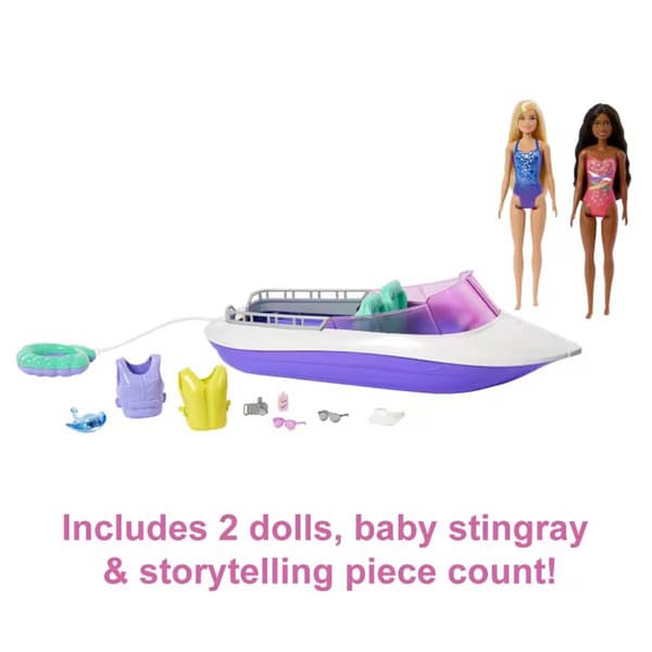 Barbie&#174; Fairytale Mermaid Power Boat