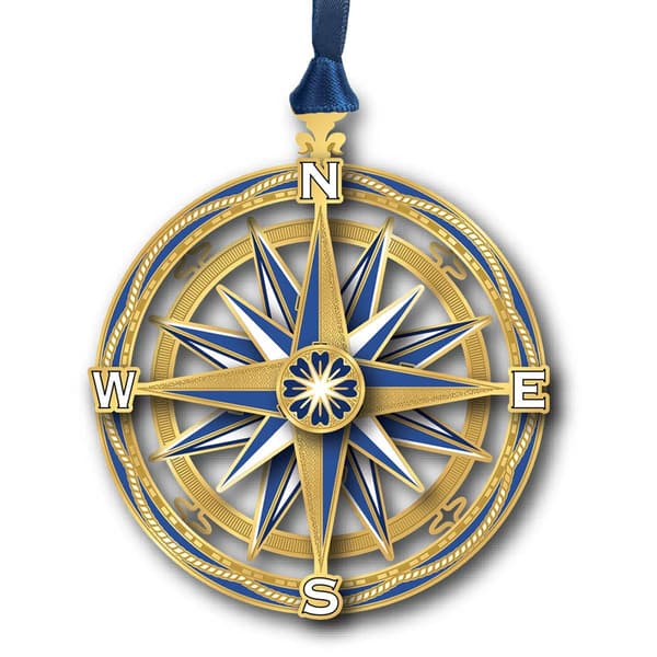 Beacon Design Compass Ornament - image 
