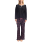 Womens Goodnight Kiss Cherry & Merry Dots Henley Pajama Set - image 1
