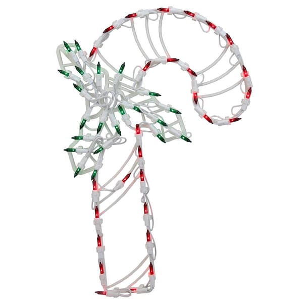 Northlight Seasonal 18in. LED Candy Cane Window Silhouette