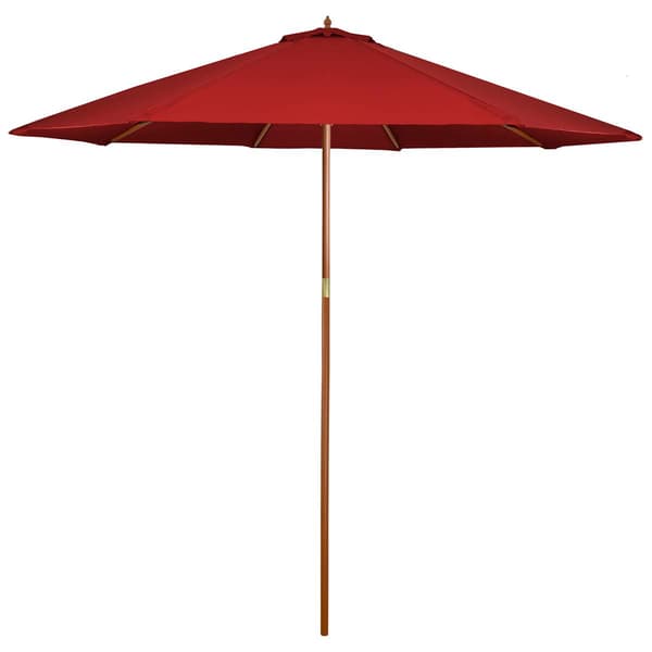 Northlight Seasonal 9ft. Wooden Pole Patio Market Umbrella