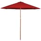 Northlight Seasonal 9ft. Wooden Pole Patio Market Umbrella - image 1