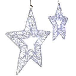 Northlight LED Stars Outdoor Christmas Decorations - Set of 2