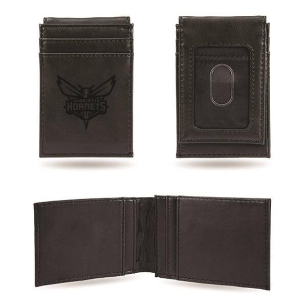Mens NBA Charlotte Hornets Faux Leather Front Pocket Wallet - image 