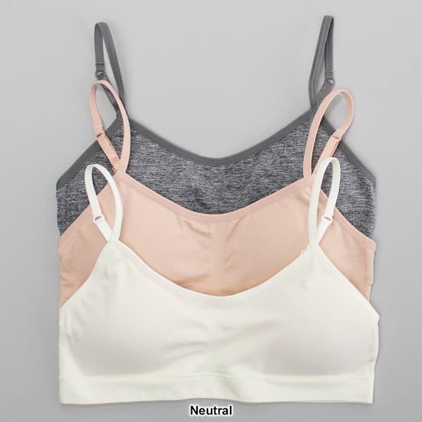 Girls &#40;7-14&#41; Ren&#233; Rof&#233;&#174; 3pk. Ava Seamless Bralettes