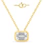 Nova Star® 1ctw. Emerald Lab Grown Diamond Solitaire Pendant - image 2