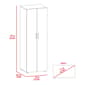 FM FURNITURE Glasglow Black Armoire - image 6