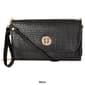 Womens Sasha Croco Flap Over Wallet On A String - image 5