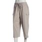 Plus Size Hasting & Smith Drawcord Tie Cargo Capris - image 1