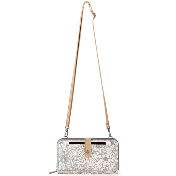 Sakroots Large Smartphone Crossbody - Lake Flower Garden
