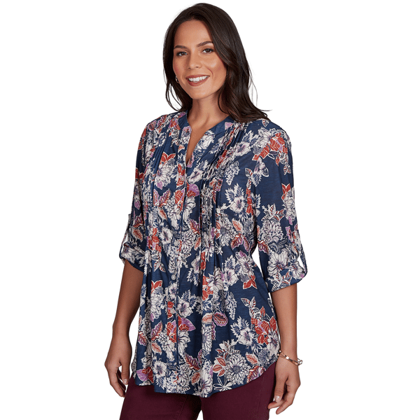 Petite Ruby Rd. Must Haves Kensington Floral Blouse