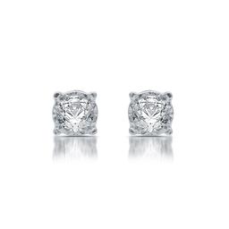 Diamond Classics(tm) 10kt. White Gold 1/4ctw. Stud Earrings