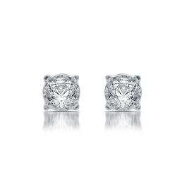 Diamond Classics&#40;tm&#41; 10kt. White Gold 1/4ctw. Stud Earrings
